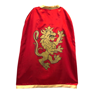 10351LT Knight cape red Noble Knight boys 3+