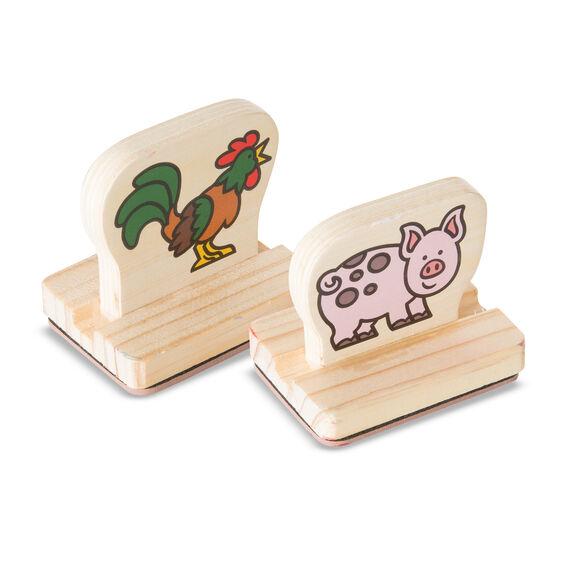 2390 My First Wooden Stamp Set - Farm Animals 3+