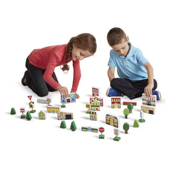 4796 Wooden Town Play Set 3+