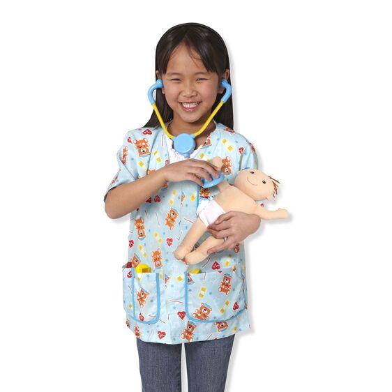 8519 Pediatric Nurse Role Play Costume Set 3-6