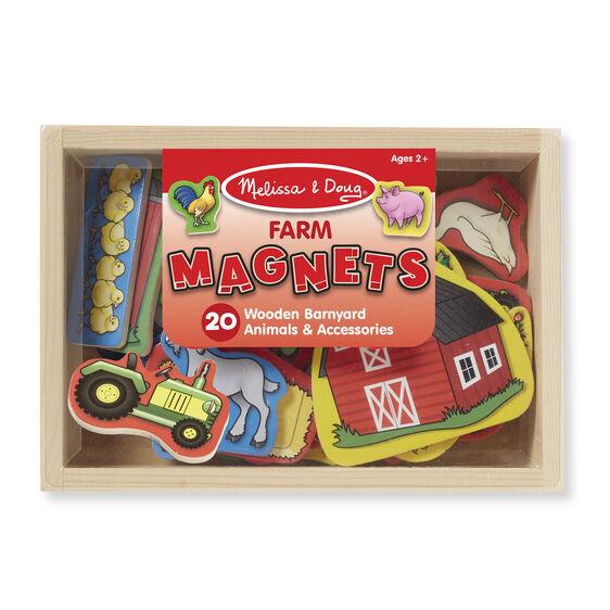 9279 Wooden Farm Magnets 2+