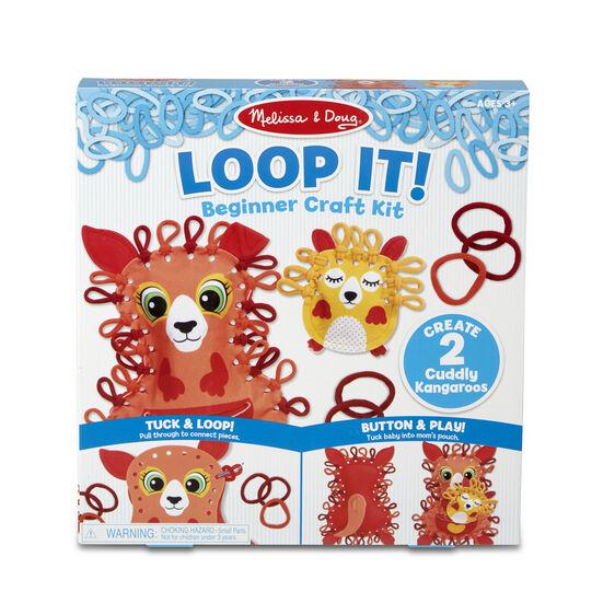 30188 Loop It! Cuddly Kangaroos Beginner Craft Kit 3+