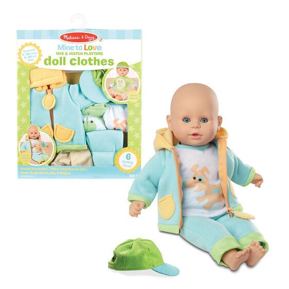 31719 Mine to Love Mix & Match Playtime Doll Clothes 3+