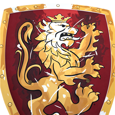 11350LT Knight Shield, red, Noble Knight- Shield - EVA FOAM BOYS 3+