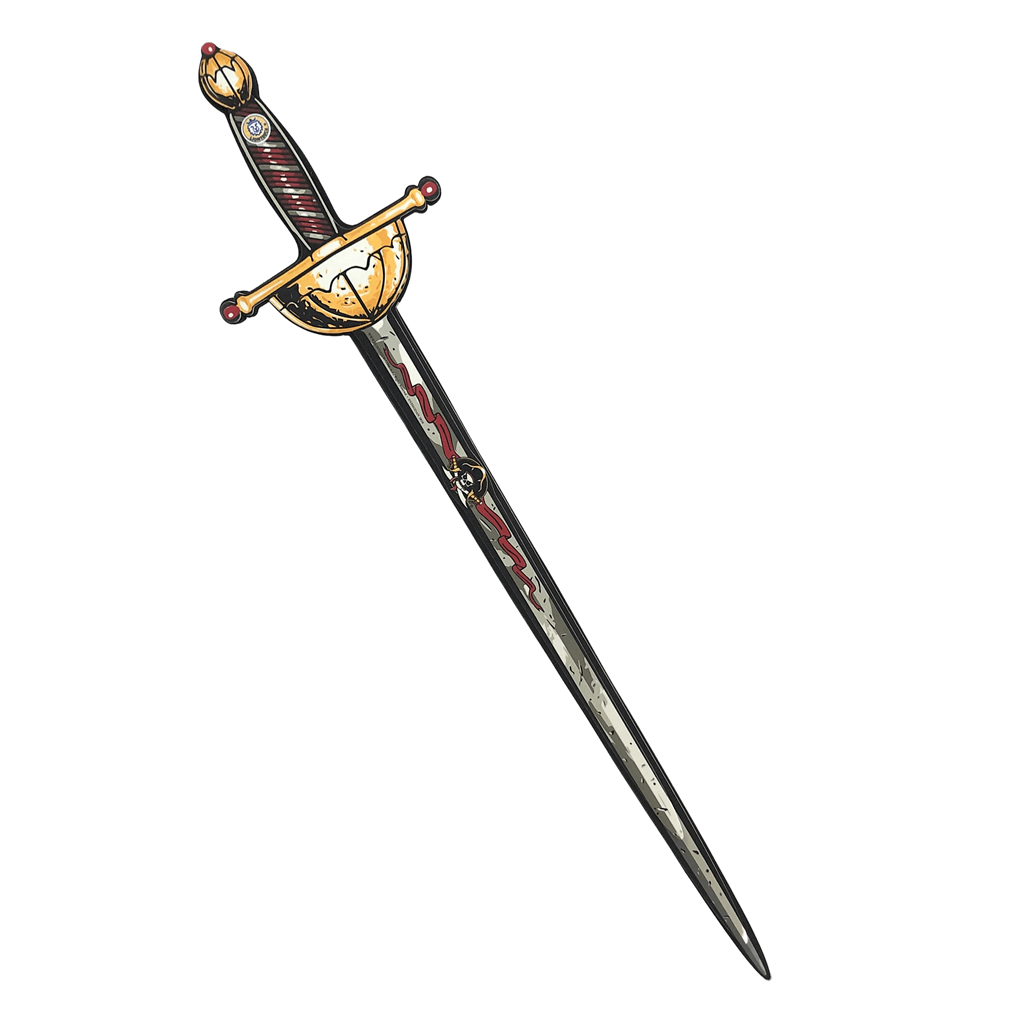 18101LT PIRATE SWORD, CAPTAIN CROSS 3+