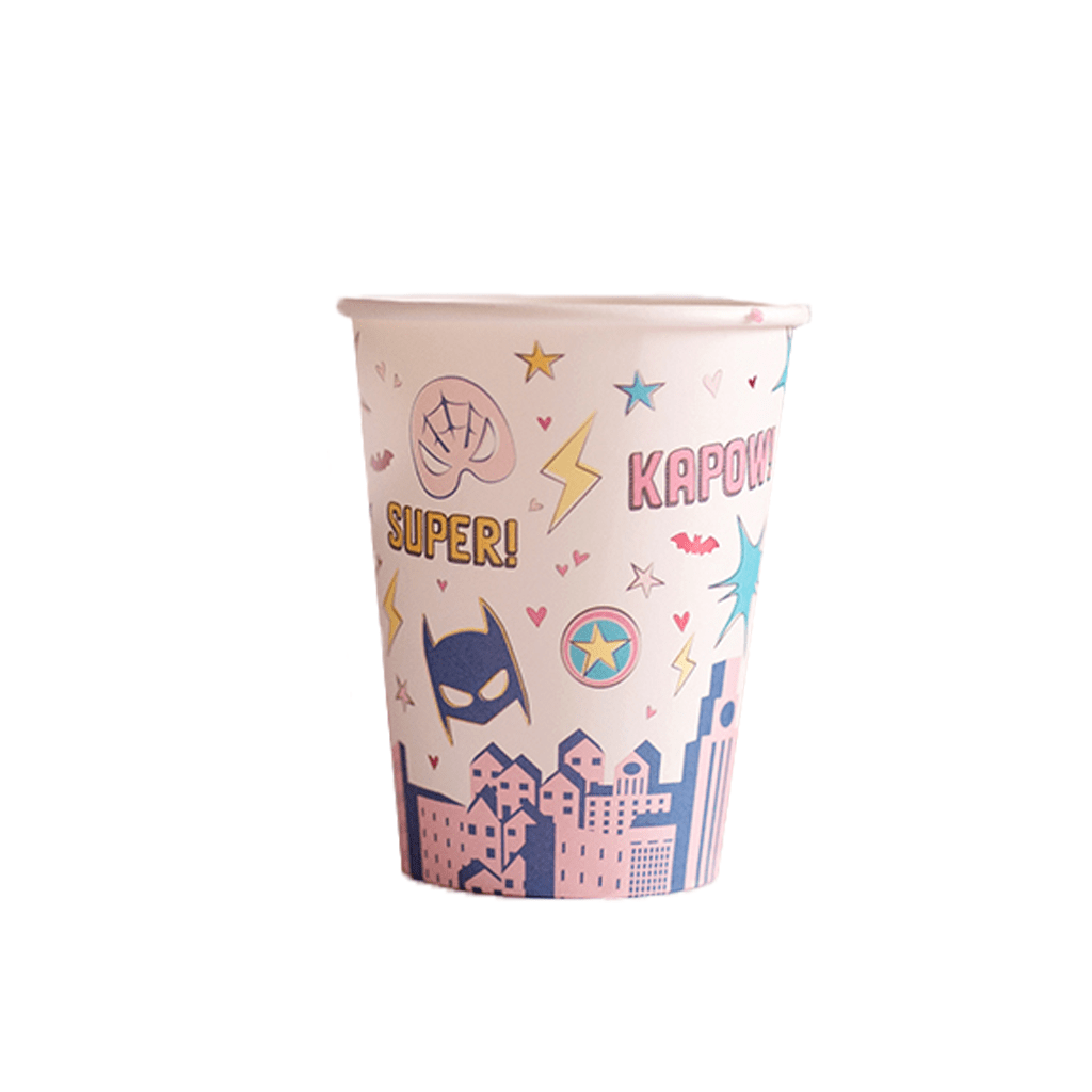 97205 Cups - Superhero Star (8 pcs)