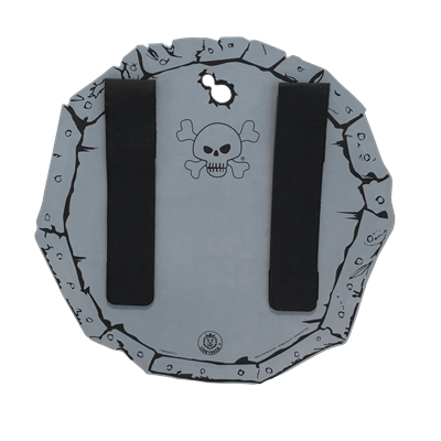 227LT - Pirate Shield, Pirate Red Stripe- Shield - Pirate - EVA FOAM UNISEX