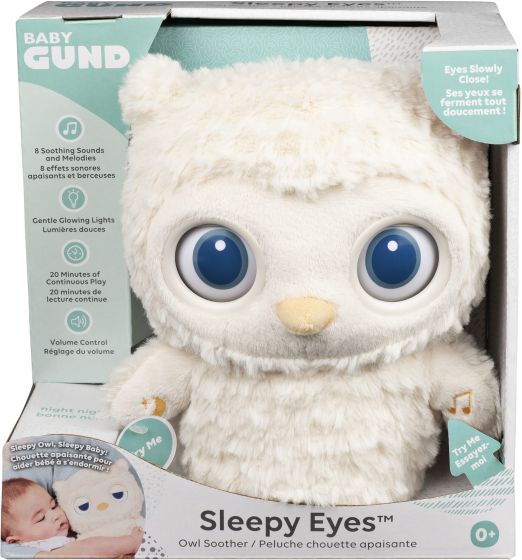 231 6061071 - J! Gund Sleepy Eyes Owl Soother 0M+