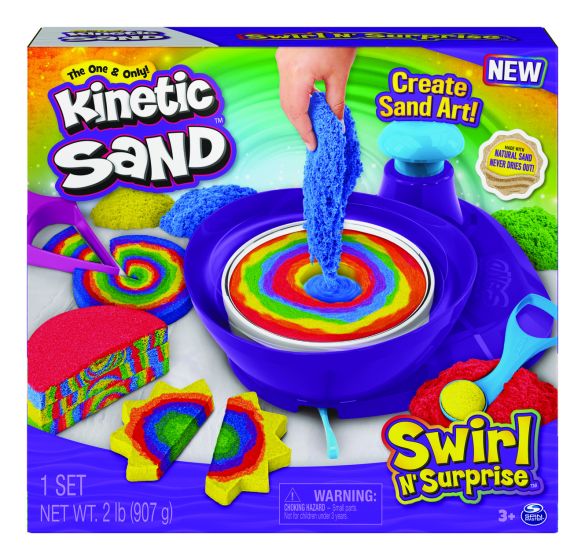 231 6063931 - J! Kinetic Sand Swirl N Surprise 3+