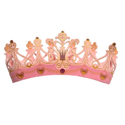 25107LT Queen Crown, Queen Rosa - EVA FOAM GIRLS 3+