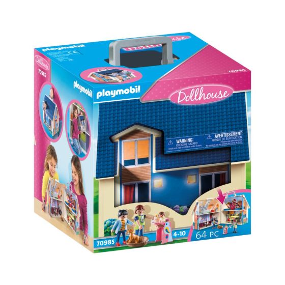 281 70985 - J! Playmobil City Life Take Along Dollhouse 4+