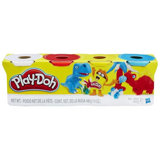 285 B5517 - Play-Doh 4pk Tub Colour Asstd 2+