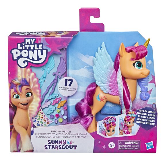 285 F3873 - J!My Little Pony Ribbon Hairstyles Sunny Starscout 5+