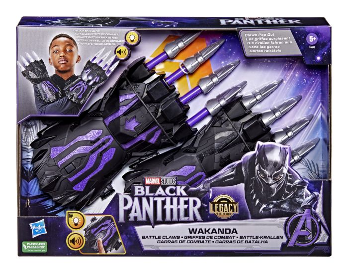285 F4432 - J! Black Panther Wakanda Battle Claws 5+