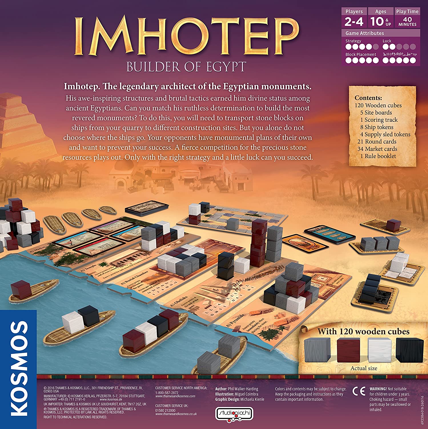 692384 BOARD GAME Imhotep