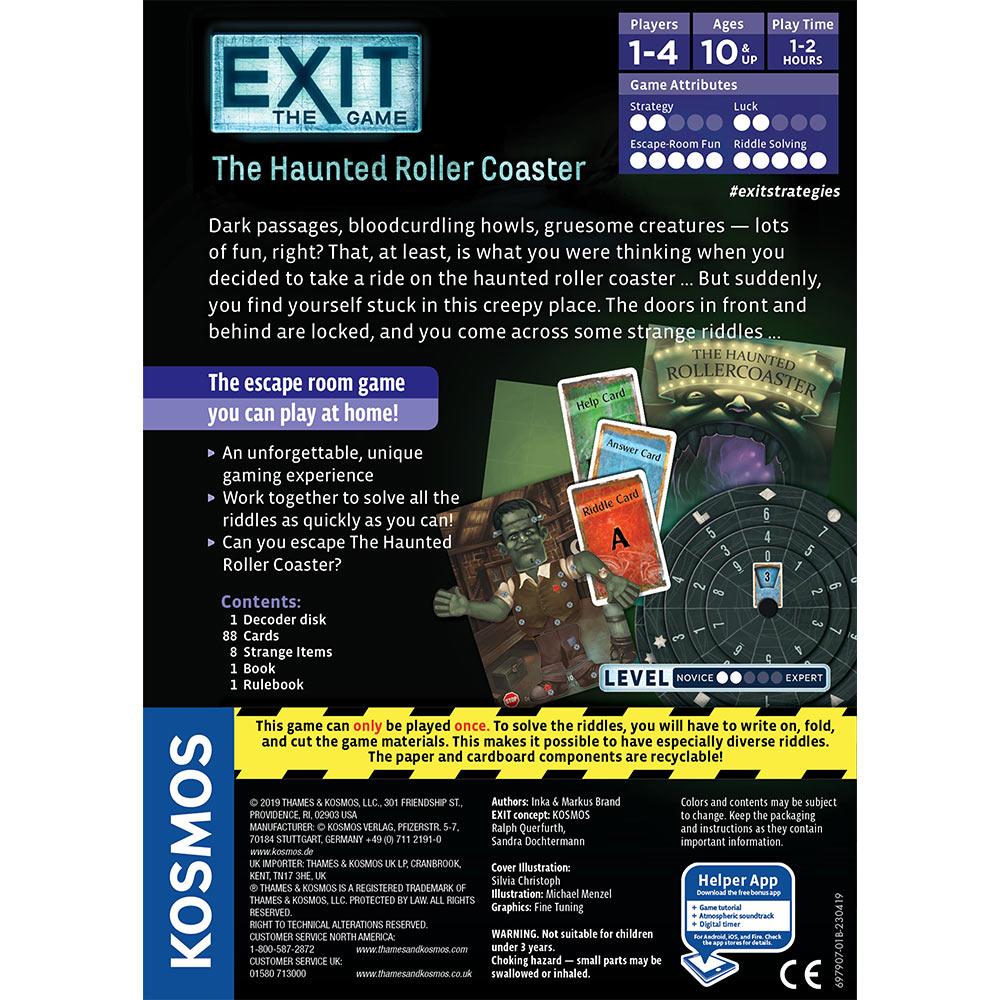 697907 Exit The Haunted Roller Coaster
