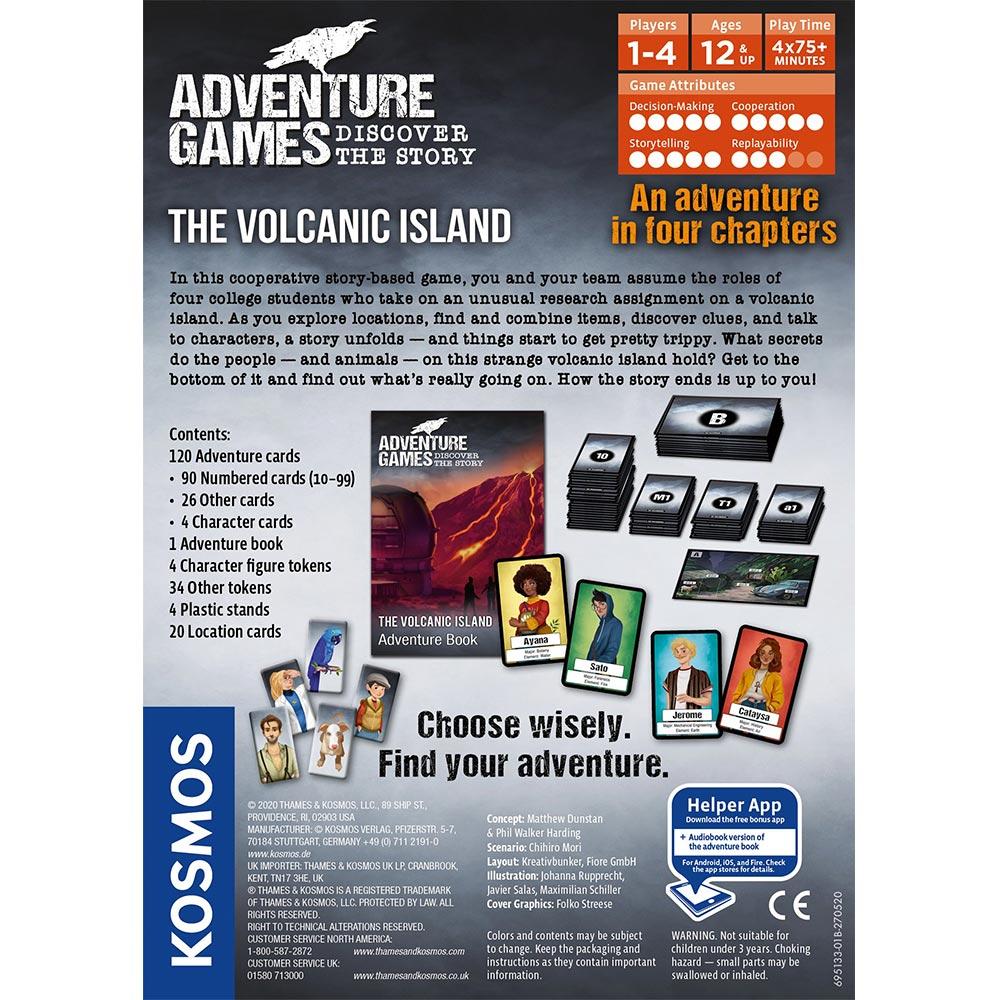 695133 BOARD GAME Adv. Games Volcano Island