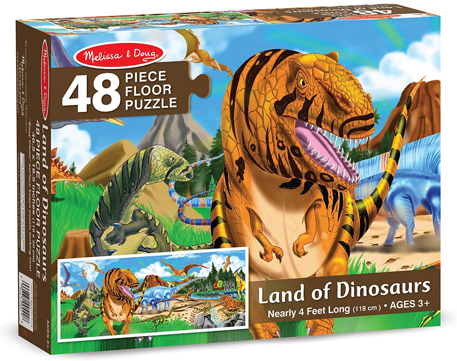 Land of Dinosaurs Floor(48 pc)