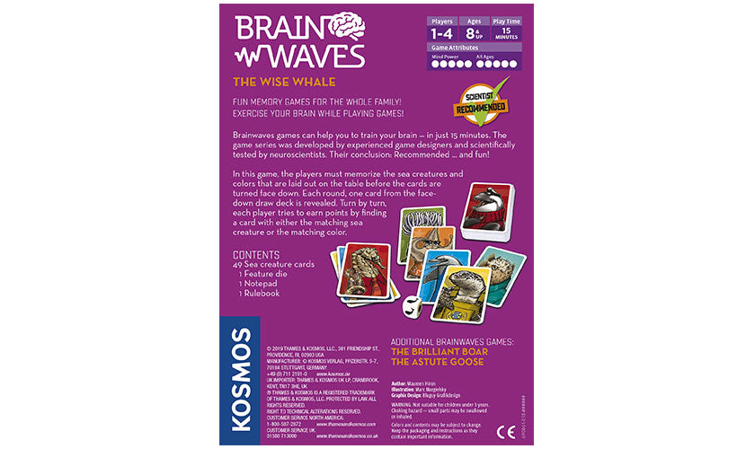 690861 Brain Waves The Wise Whale 8+