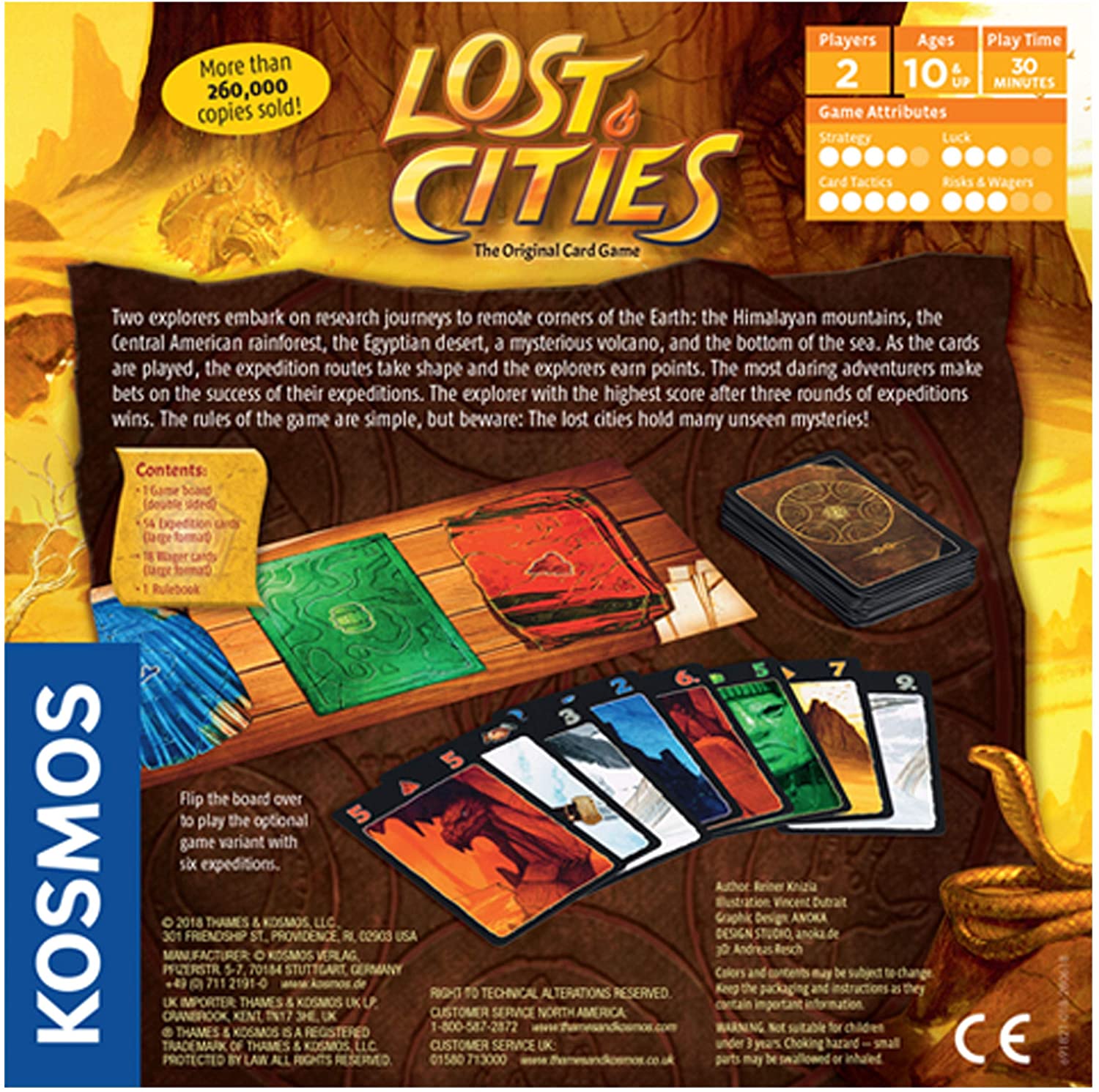 691820 Lost Cities: The Original Card Game 10+