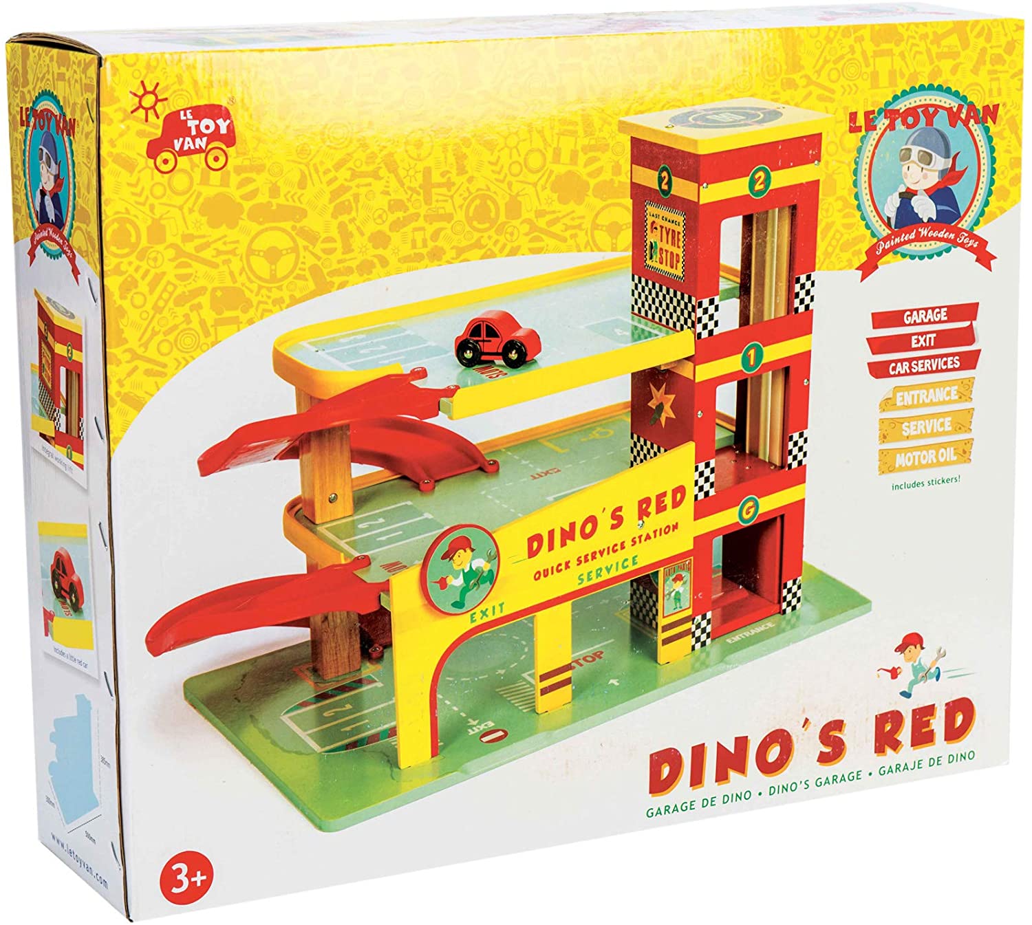 TV450 - Dino's Red Garage (with stickers)