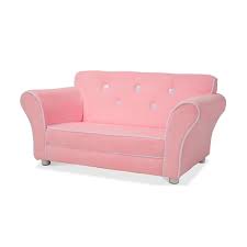 30242 Child's Sofa - Pink Plush Children's Furniture