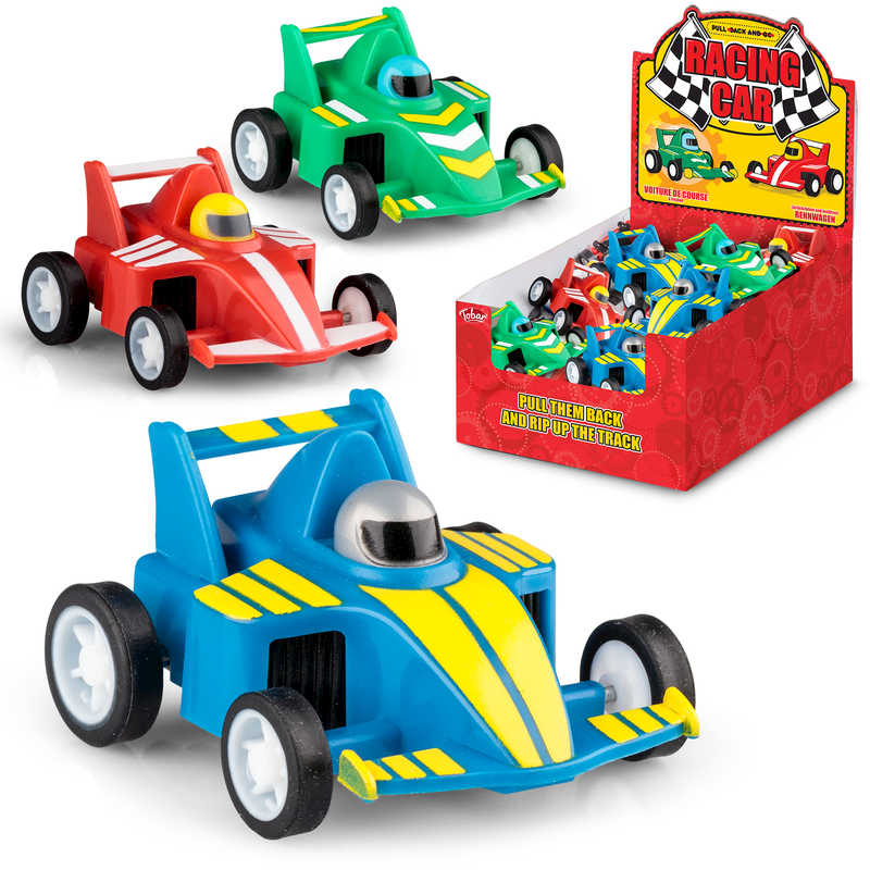 37446EFA PULL-BACK AND GO RACING CAR (1PC)